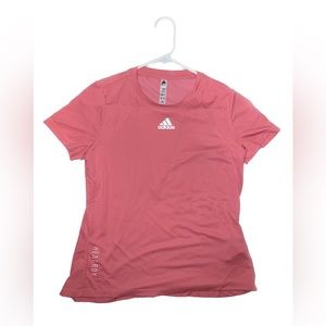 NWOT Adidas HEAT.RDY Shirt - Salmon Pink